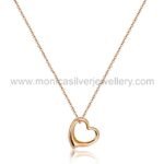 925 Sterling Silver Open Heart Pendant