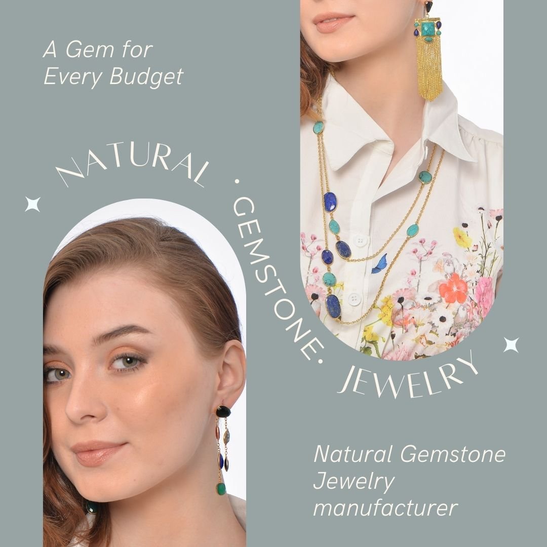 Natural Gemstone Jewelry Manufacturer in India & USA