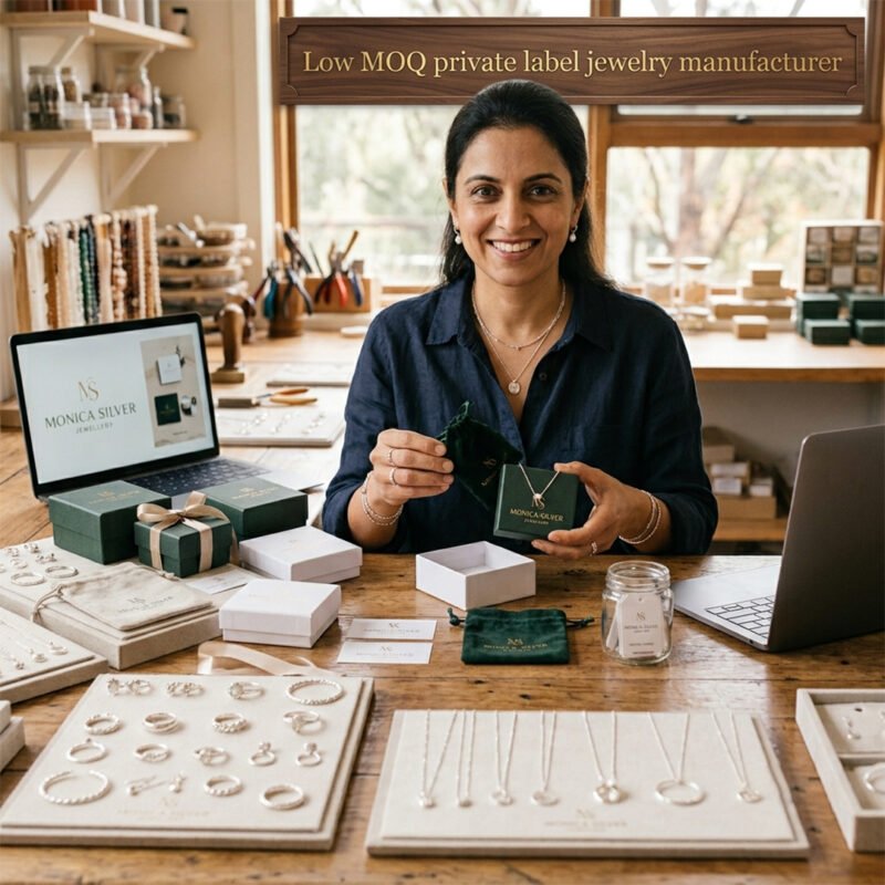 Low MOQ private label jewelry manufacturer