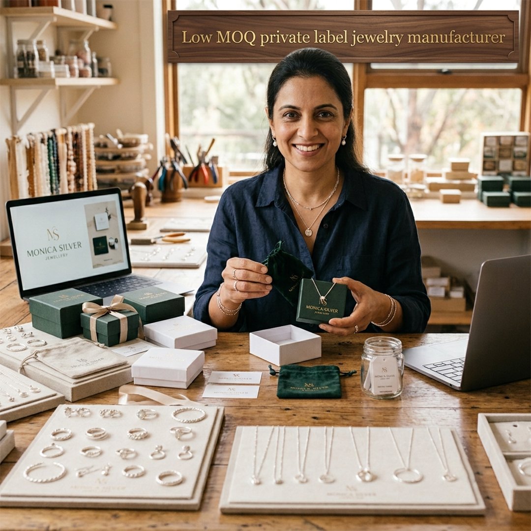 Low MOQ private label jewelry manufacturer